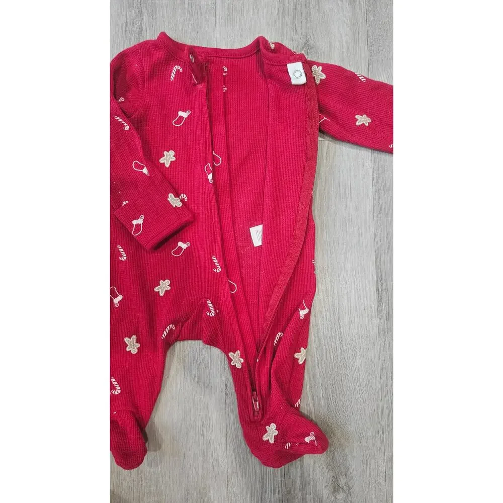 Carter's 3 Month Old Baby Clothes Pack of Three Onesies Christmas Bundle